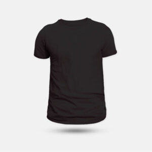 Classic Black Crew Neck Tee